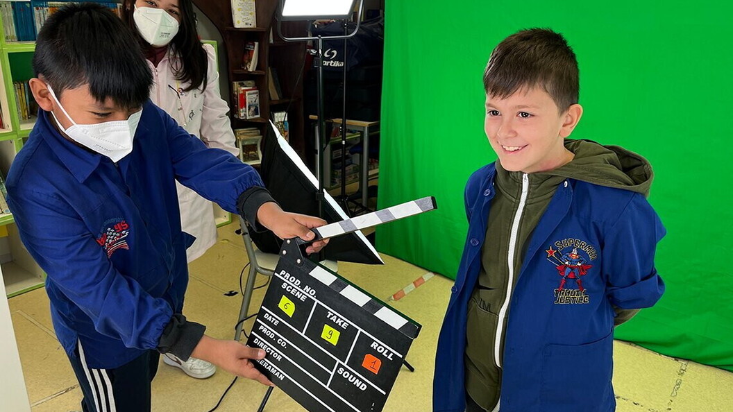 I bambini della scuola primaria di Norcia “Alcide De Gasperi”