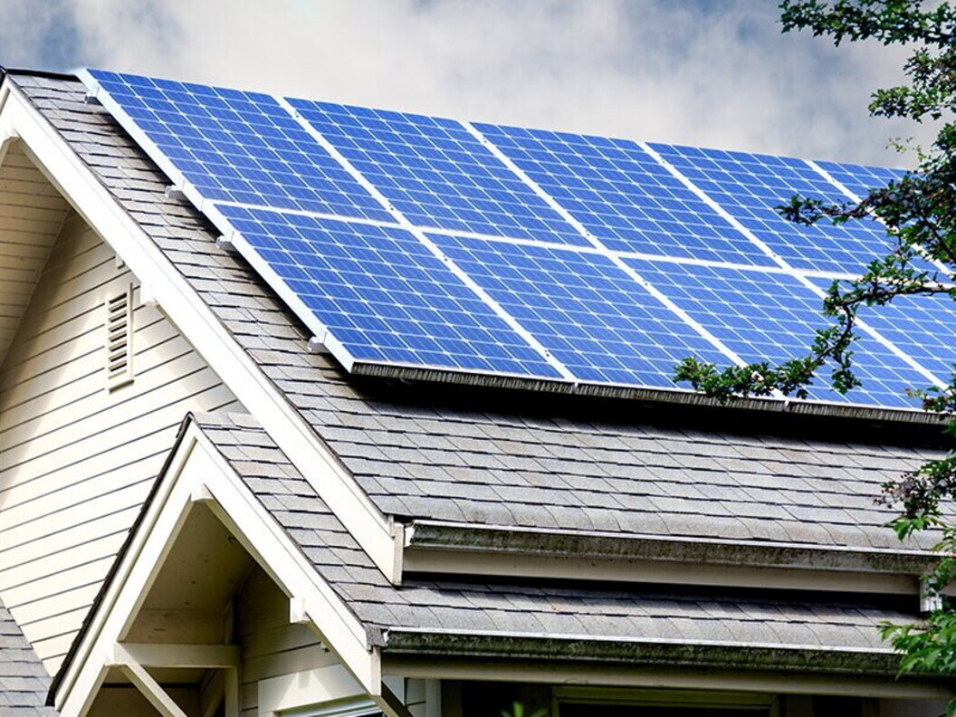 Fotovoltaico sul tetto di una casa