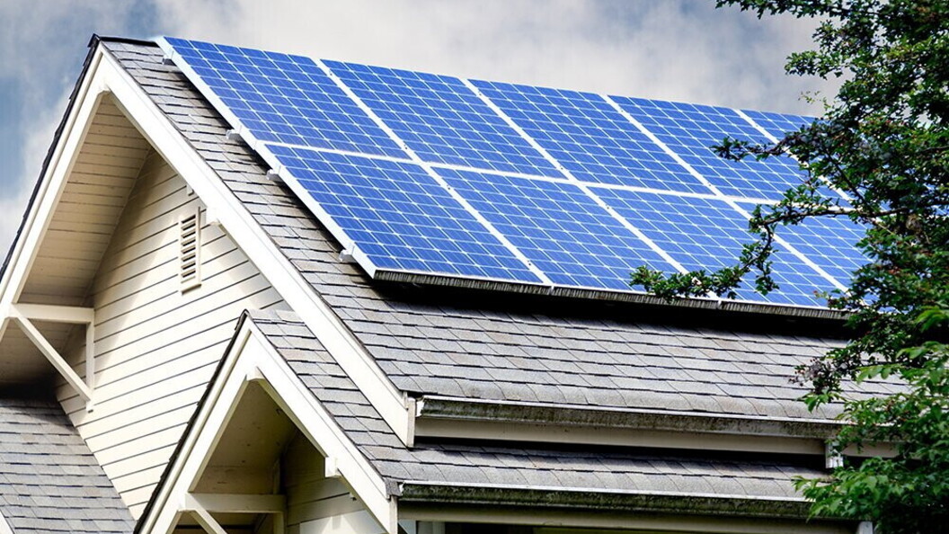 Fotovoltaico sul tetto di una casa