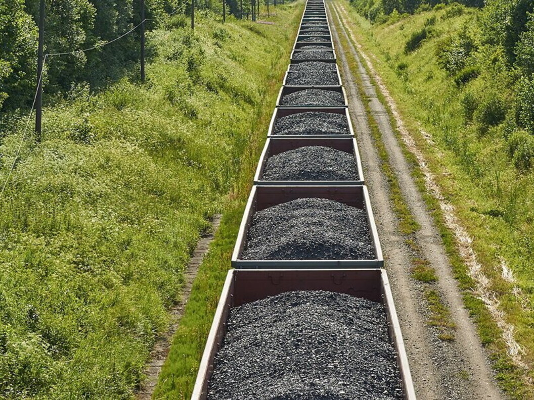Trasporto del carbone su rotaia