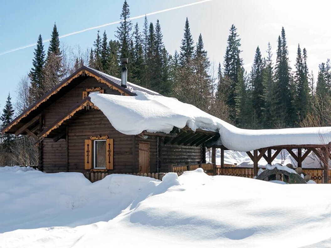 Chalet innevato