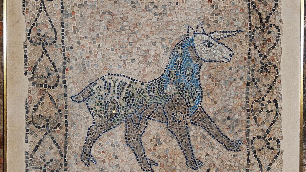 Mosaico dell'Unicorno - Immagine su concessione dell'Opera di Religione della Diocesi di Ravenna.
