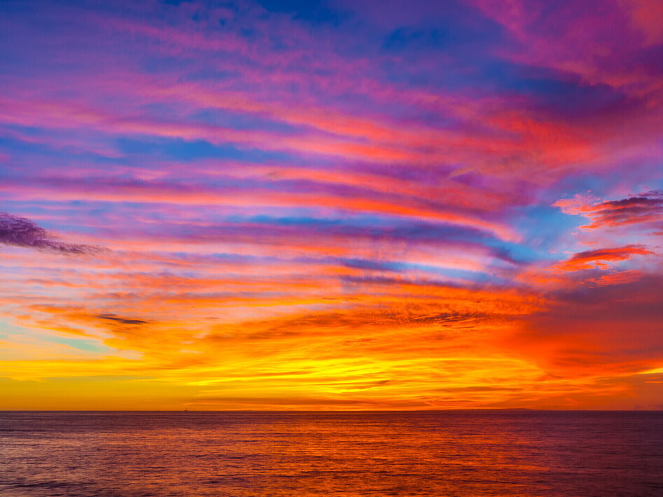 Clima, tramonti e dipinti